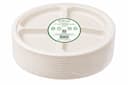 11" 4-Compartment Round Plate